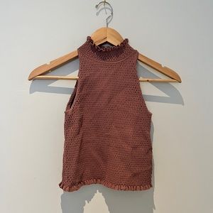 Zara cropped stretchy tank